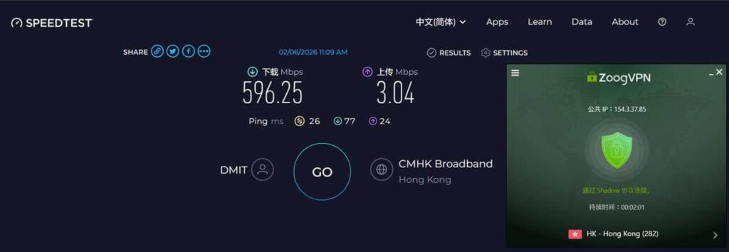 3 Best VPNs That Actually Work in China (Tested in 2026) 2 ZoogVPN test China